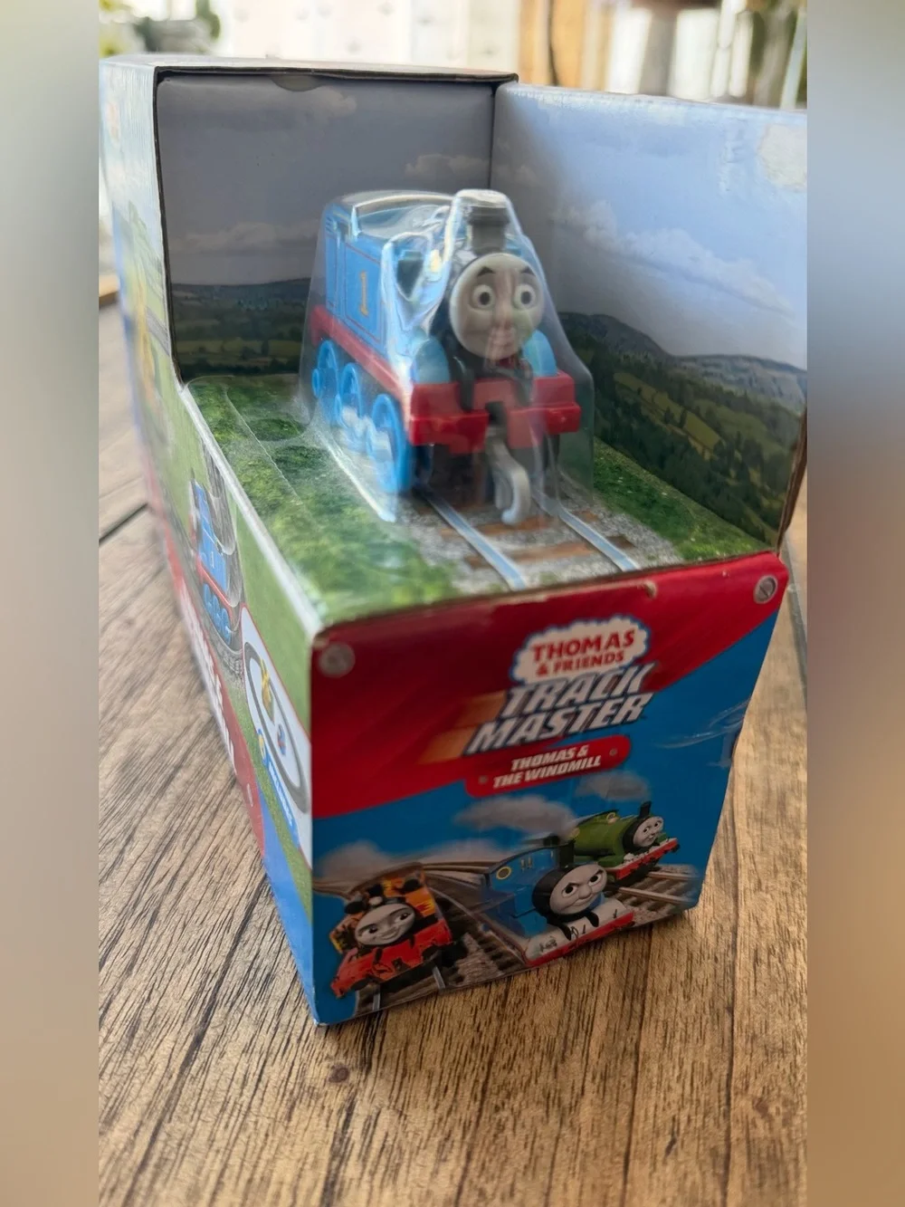Thomas & Friends Blue Thomas Engine with Windmill - Kids Toy push along